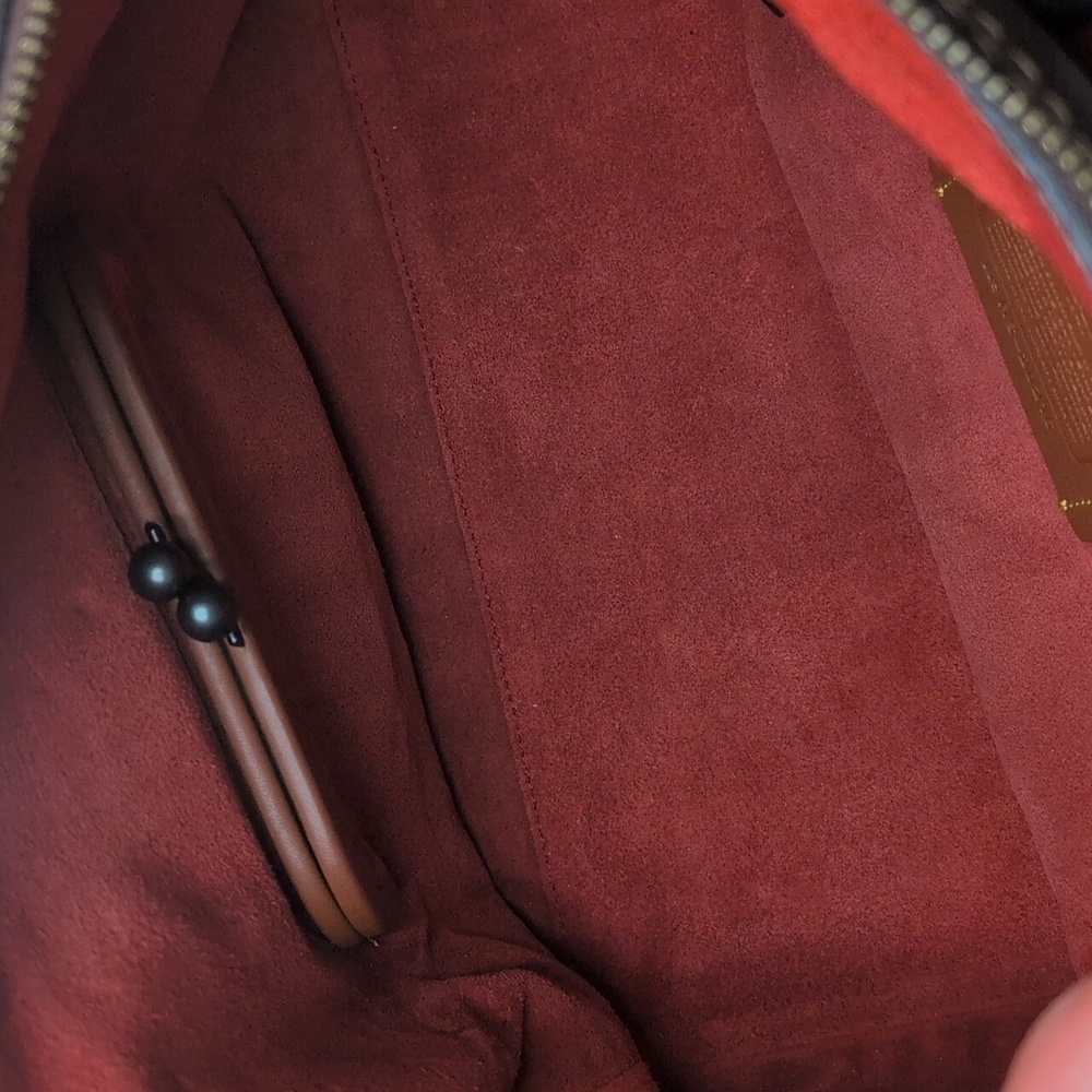 Coach 1941 Rogue Satchel In Oxblood - Picture 9 of 13